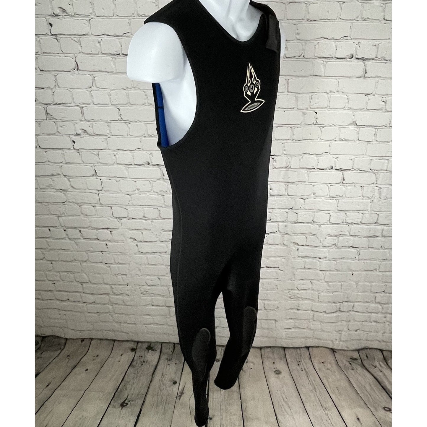 Deep Heet Connelly Black 5mm Sleeveless Dive Wetsuit USA Made Men’s Size Large L