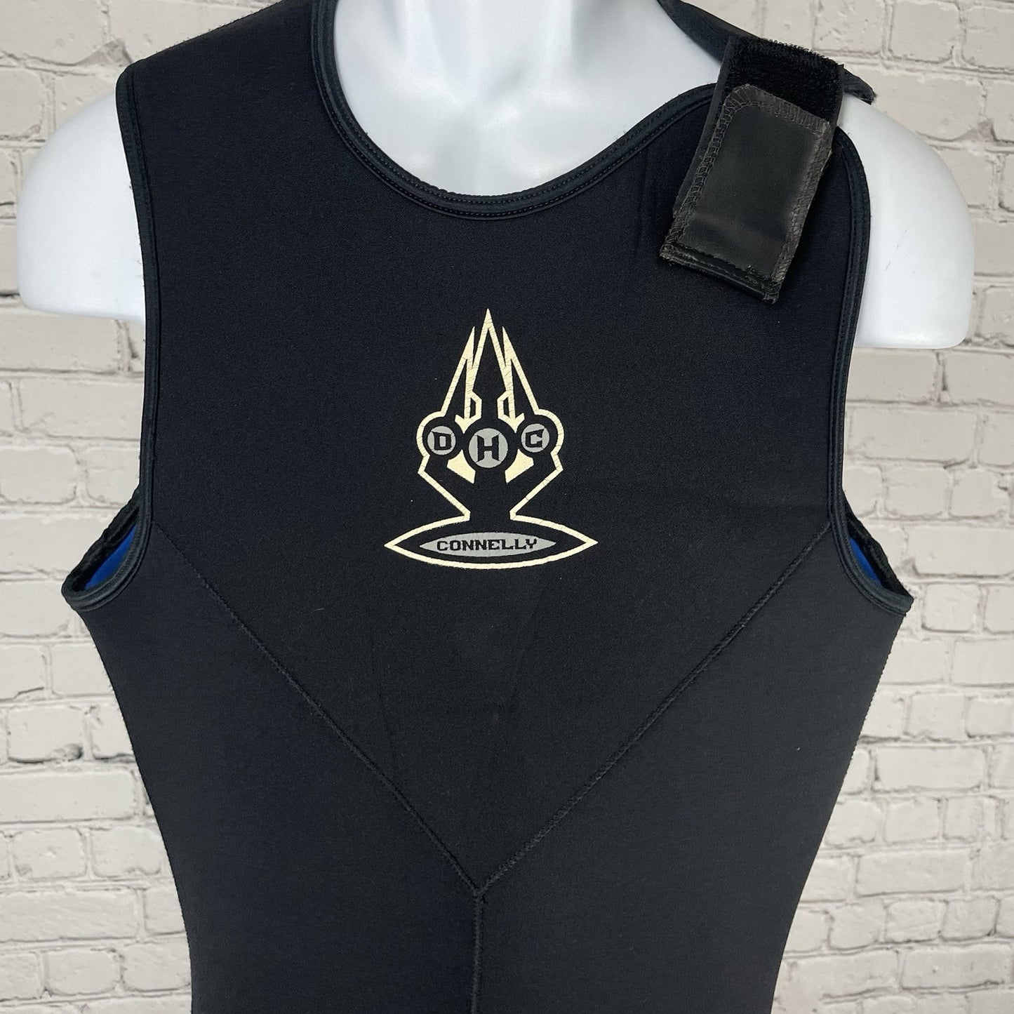 Deep Heet Connelly Black 5mm Sleeveless Dive Wetsuit USA Made Men’s Size Large L