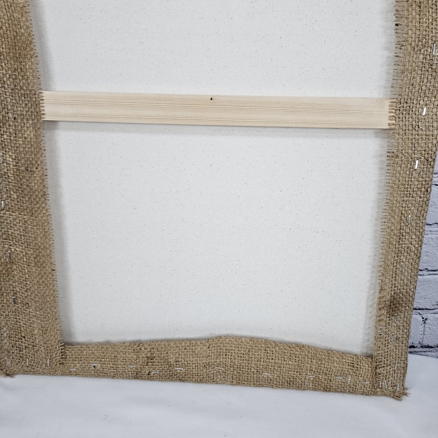 Cafe De Costa Rica Authentic Burlap Sack Wrapped Canvas Wood Framed Art 24x18
