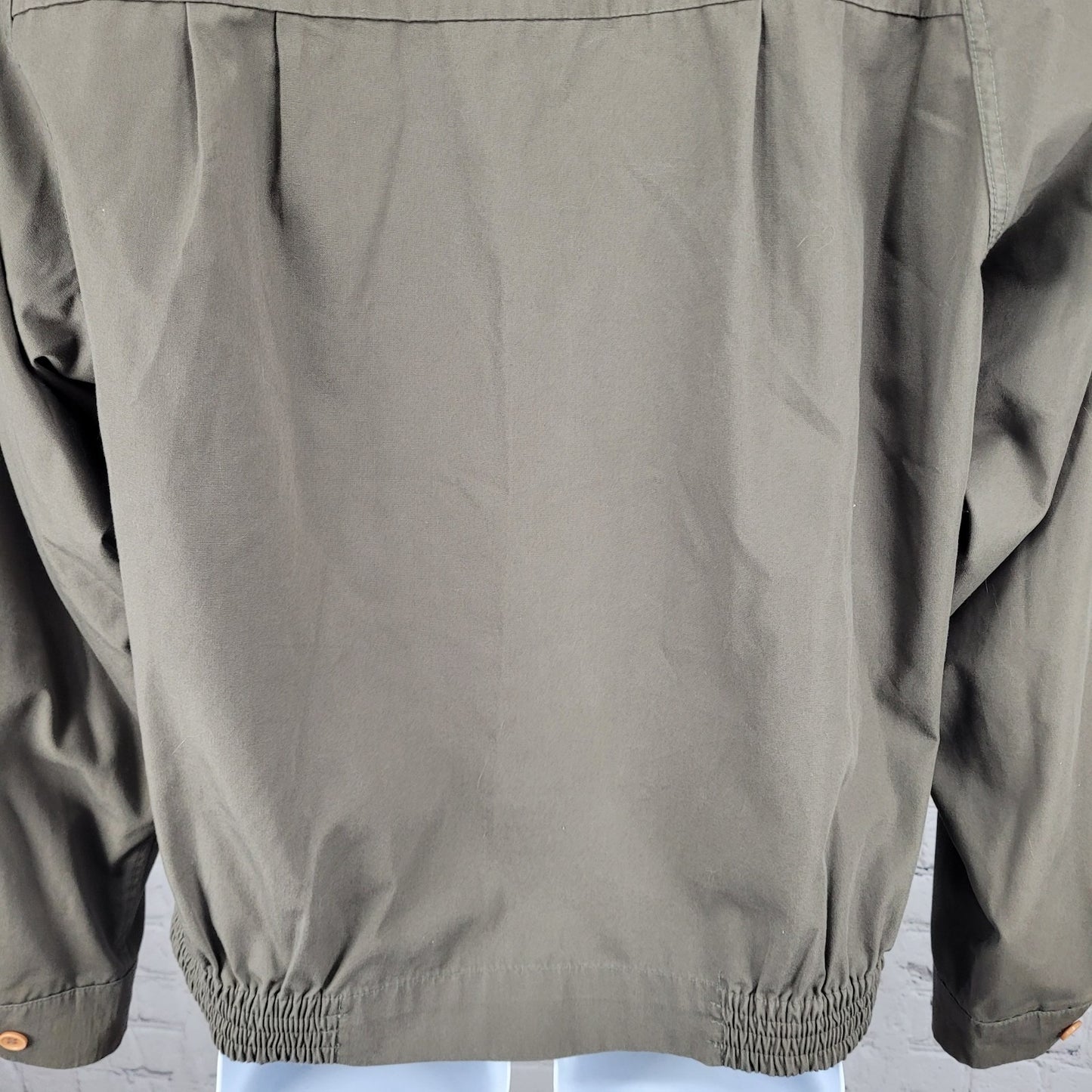 London Fog Brown Limited Edition Water Repellent Lightweight Jacket Large Long