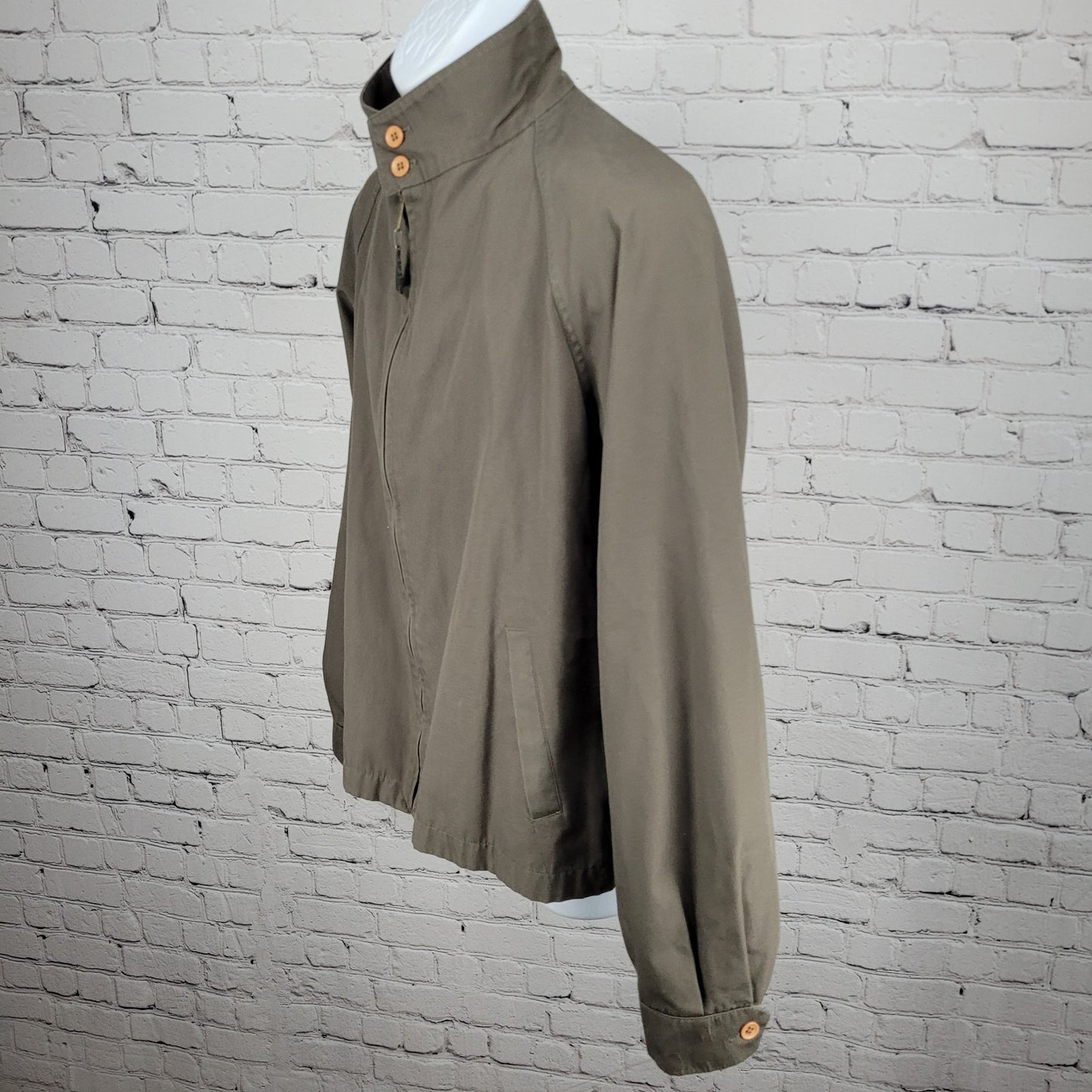 London Fog Brown Limited Edition Water Repellent Lightweight Jacket Large Long