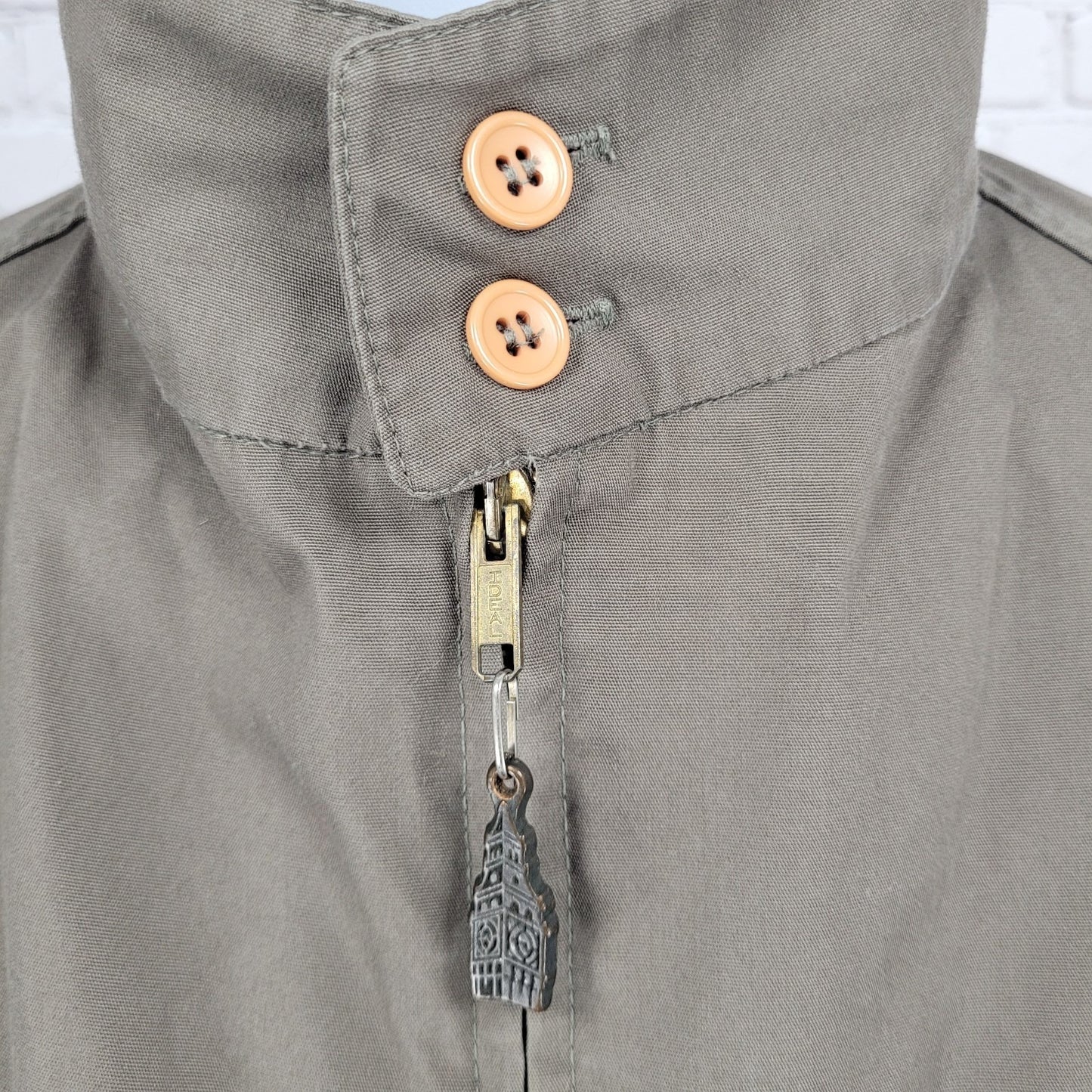 London Fog Brown Limited Edition Water Repellent Lightweight Jacket Large Long