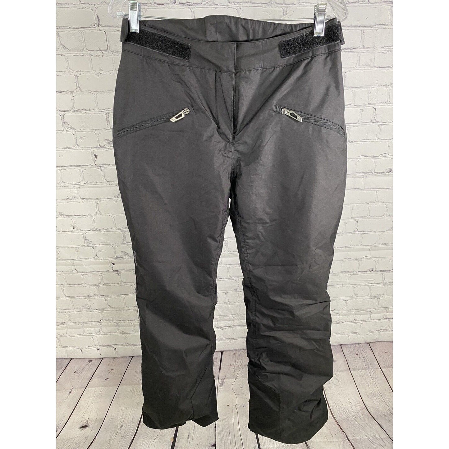Wed’ze Decathlon Black Adj. Waist And Legs Snow Ski Pants Zip Pockets M