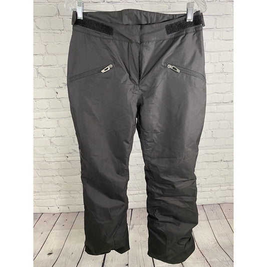 Wed’ze Decathlon Black Adj. Waist And Legs Snow Ski Pants Zip Pockets M