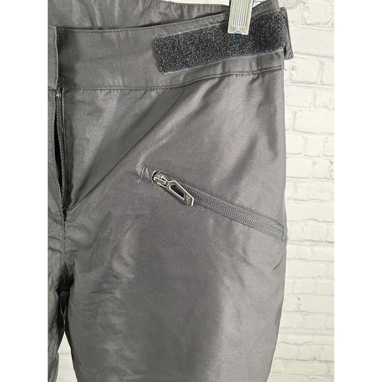 Wed’ze Decathlon Black Adj. Waist And Legs Snow Ski Pants Zip Pockets M