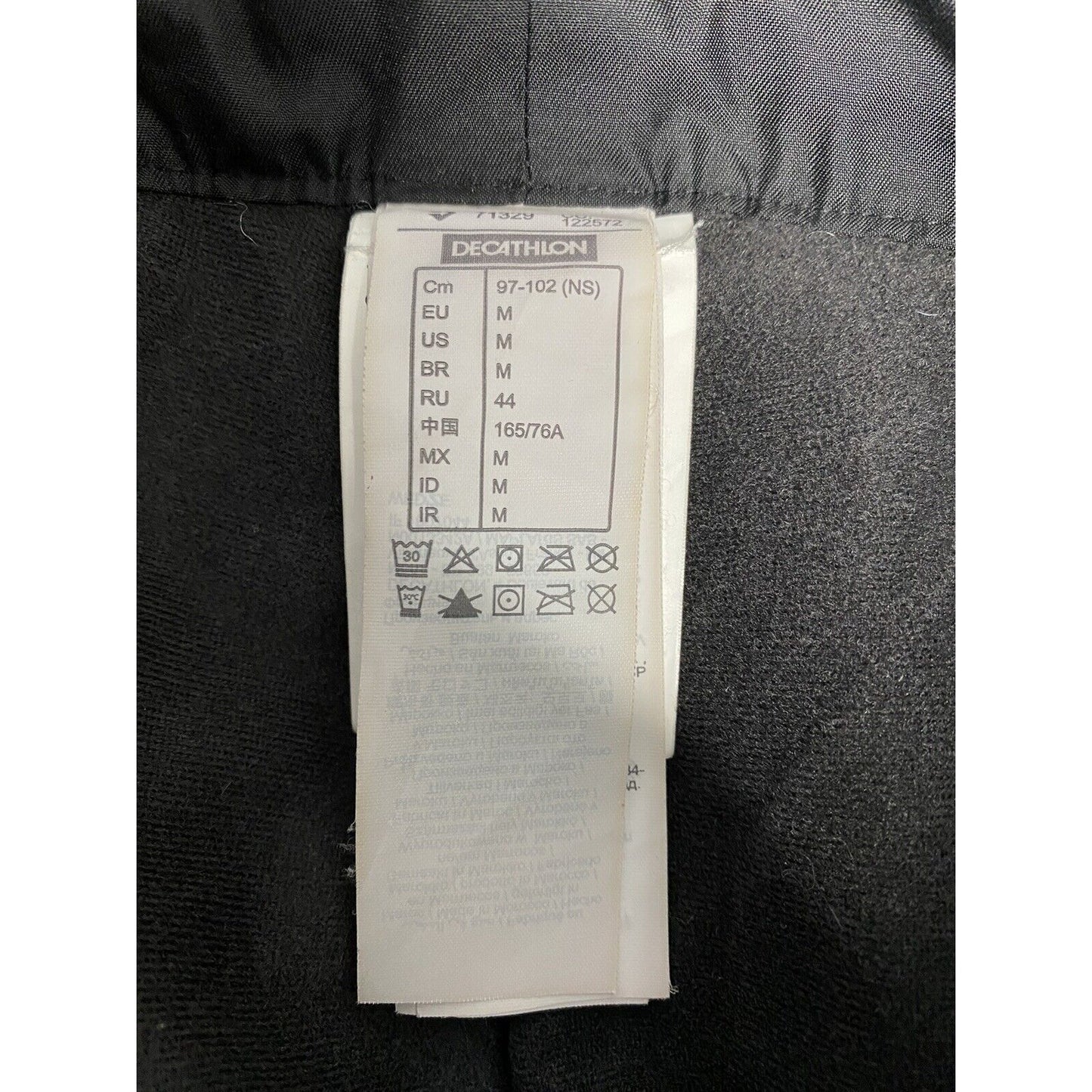 Wed’ze Decathlon Black Adj. Waist And Legs Snow Ski Pants Zip Pockets M