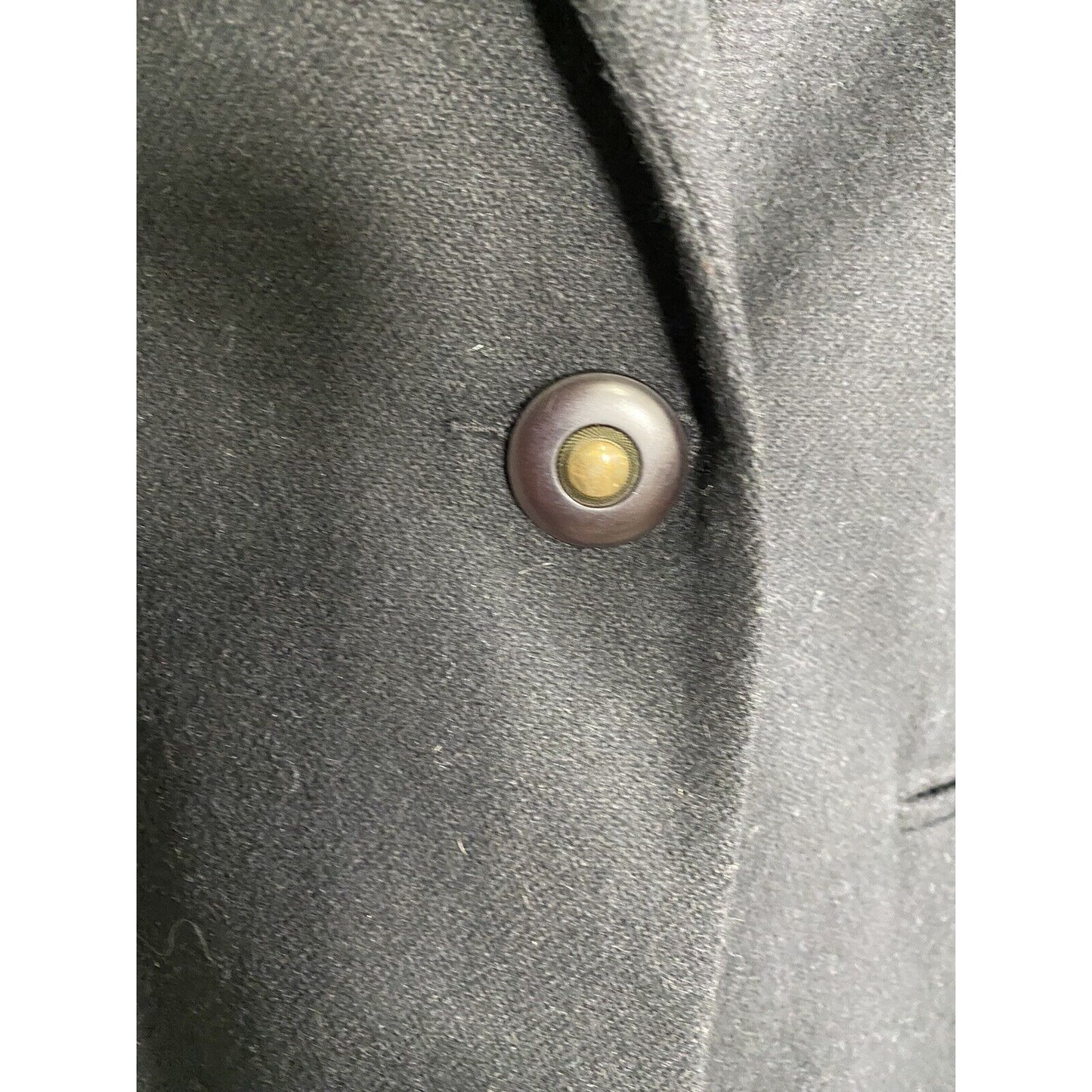 Sag Harbor Black Wool Blend One Button Jacket Coat Blazer Women’s Size 10