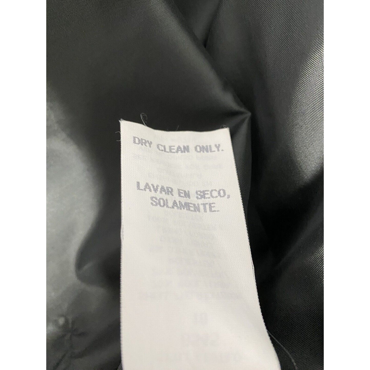 Sag Harbor Black Wool Blend One Button Jacket Coat Blazer Women’s Size 10