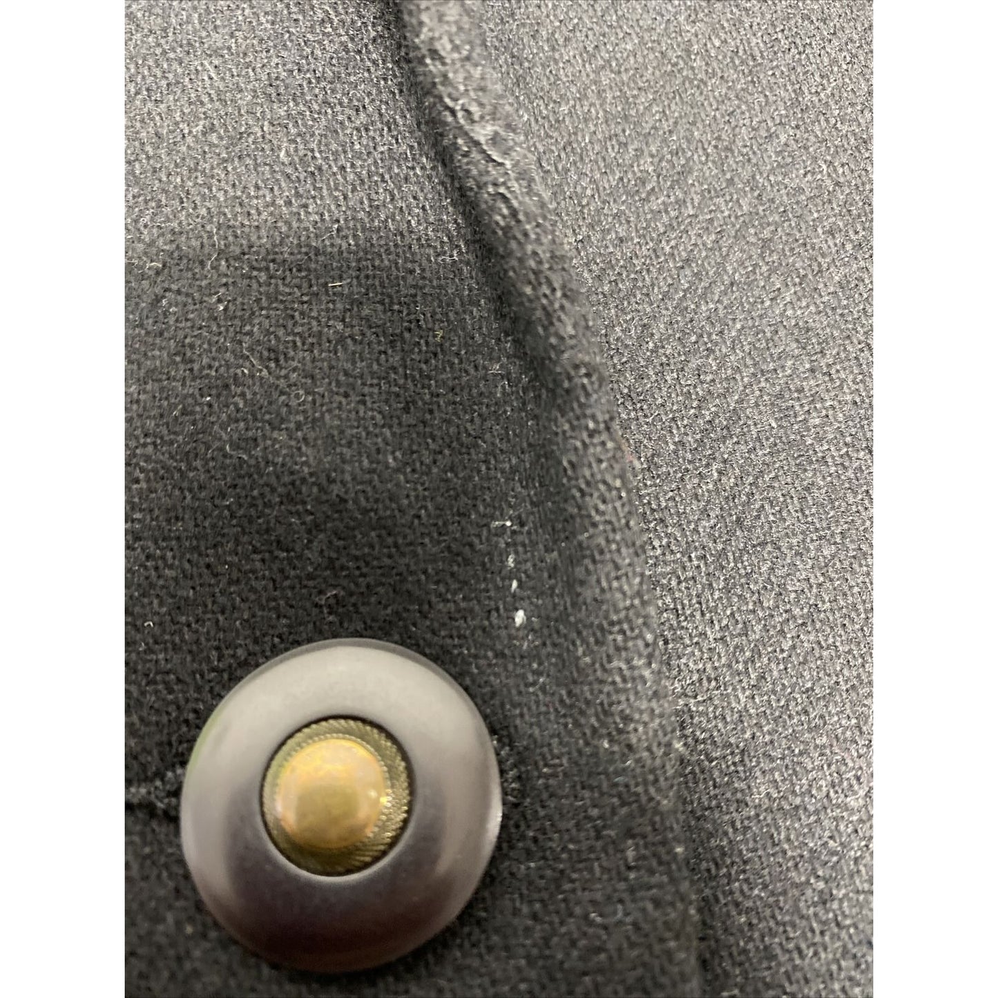 Sag Harbor Black Wool Blend One Button Jacket Coat Blazer Women’s Size 10