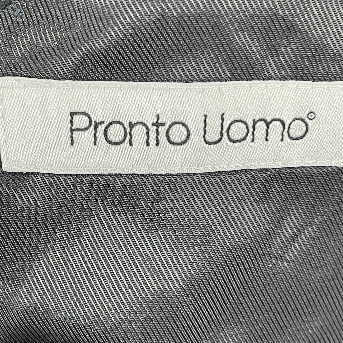 Pronto Uomo Black 100% Wool 2 Button Double Vent Blazer Sport Coat Size 38L