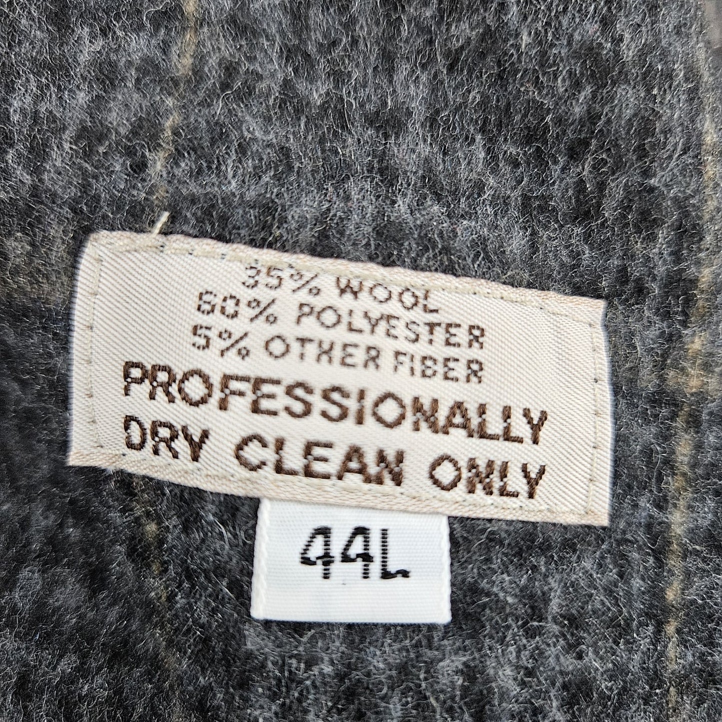 Hart Schaffner Marx Brown Belted Removable Wool Blend Liner Trench Coat 44L