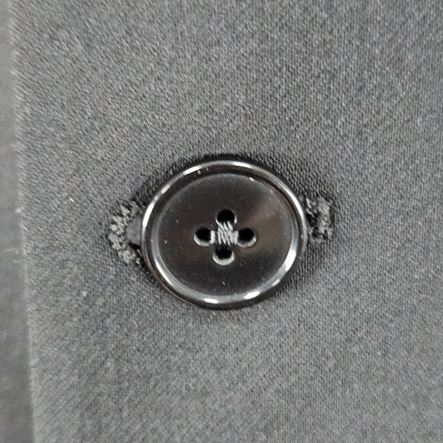Joseph Abboud Nordstrom Black Wool Blend Full Suit 2 Piece 3 Button US 40R 32x31