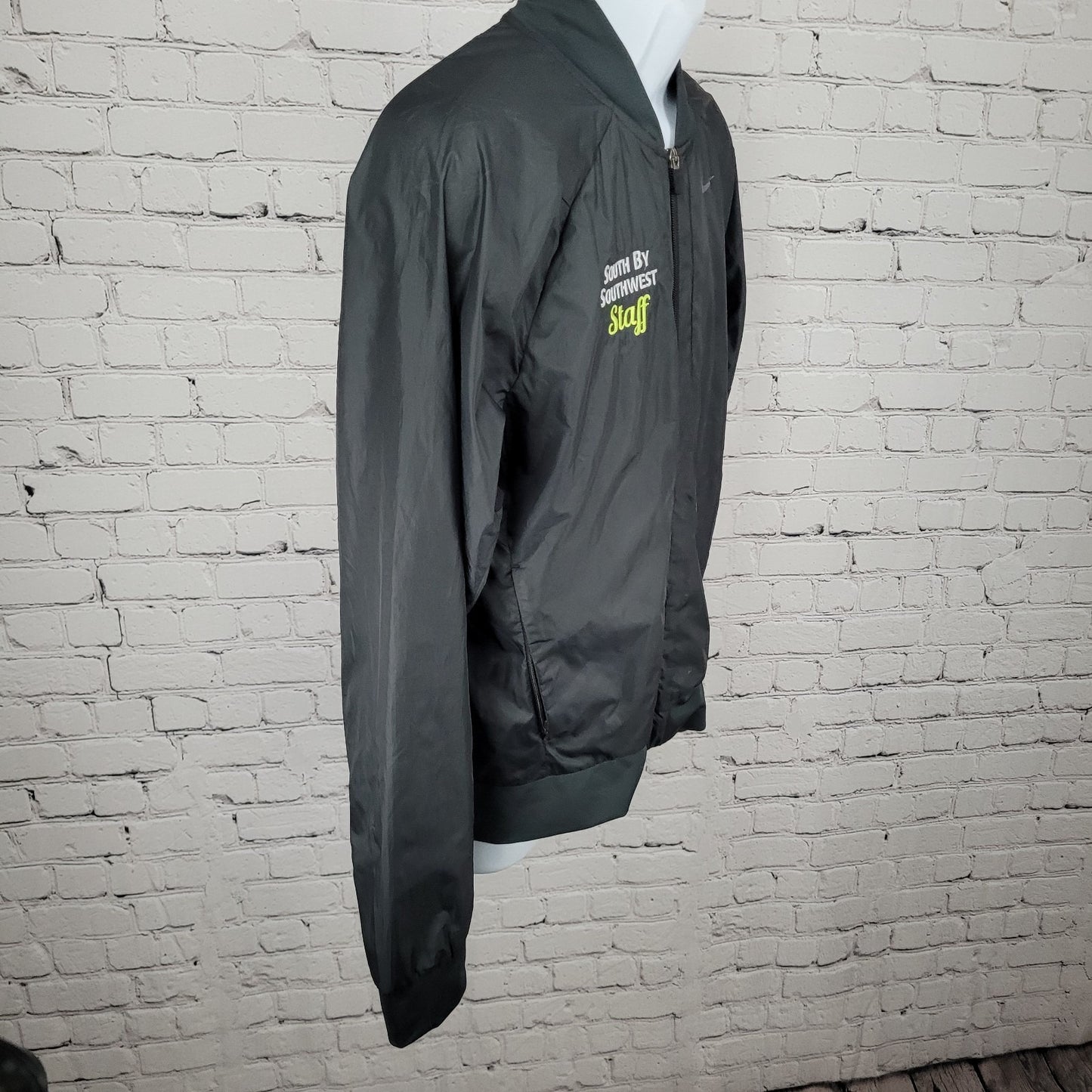 SXSW South By Southwest Staff Nike Black Windbreaker Jacket Size Medium M