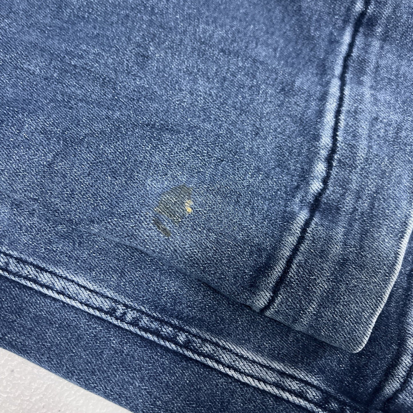 Pilcro & The Letterpress Blue High Rise Bootcut Button Leg Jeans 29 (29x32)