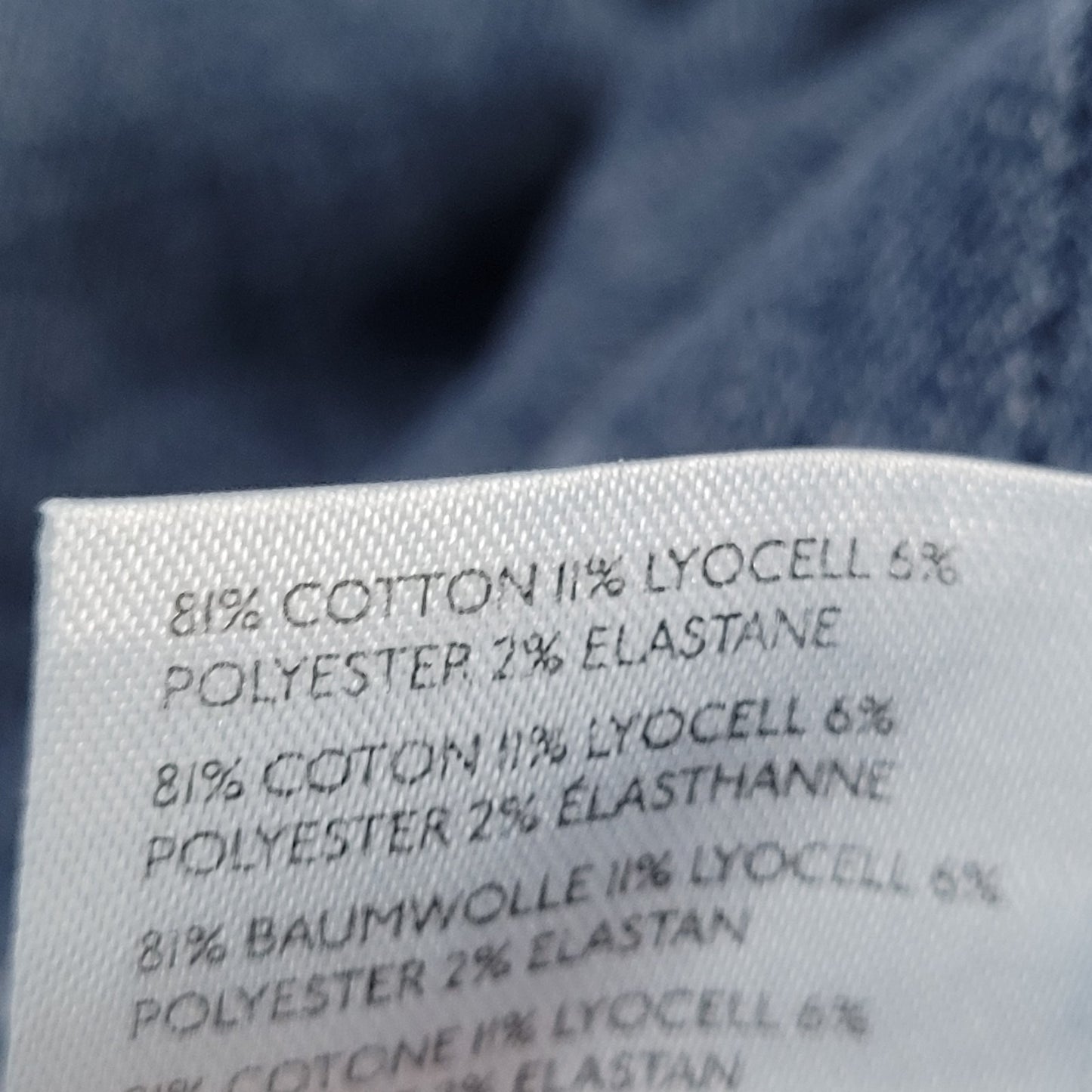 Pilcro & The Letterpress Blue High Rise Bootcut Button Leg Jeans 29 (29x32)