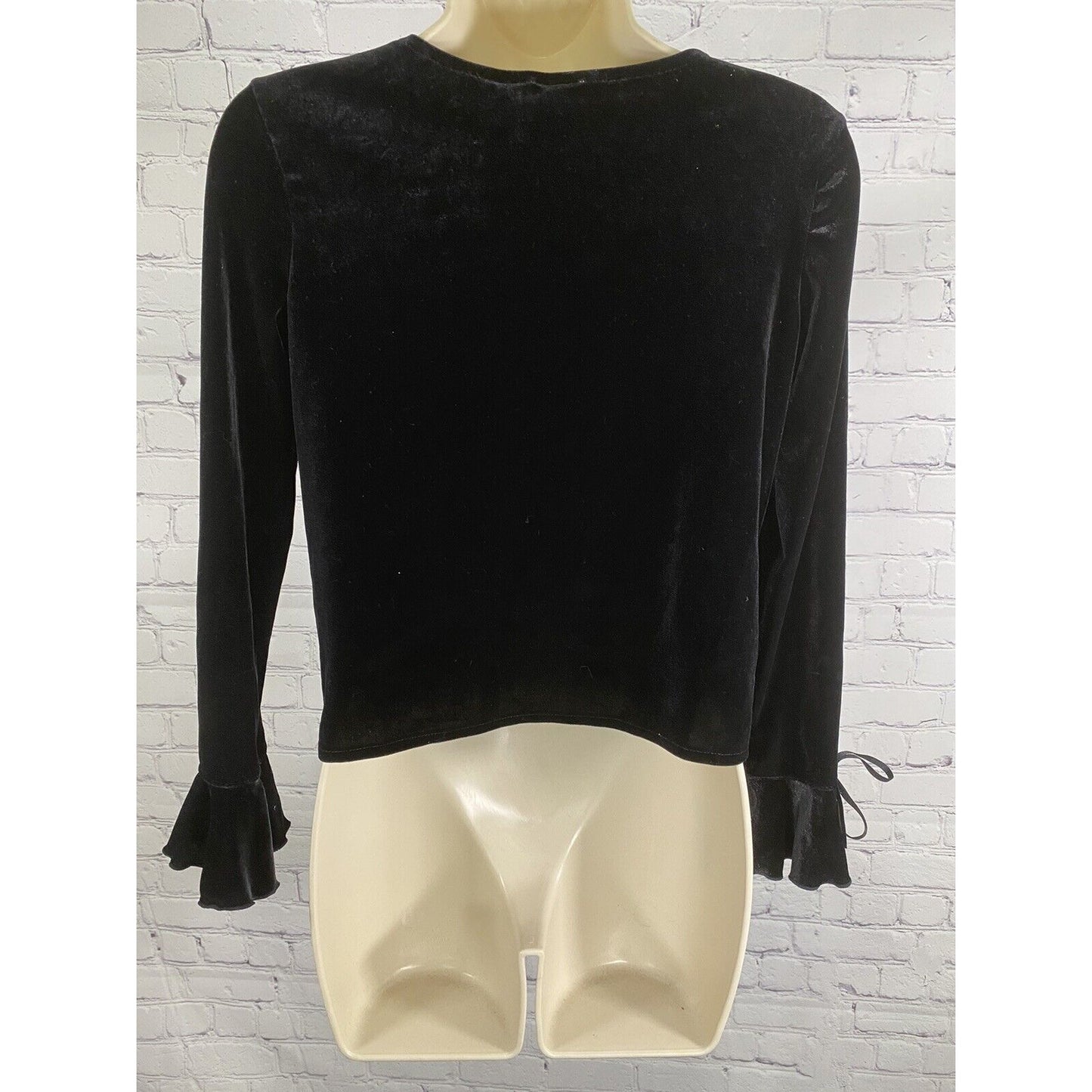 Circo Black Kids Flutter Sleeve Button Up Sweater Cardigan L 10/12