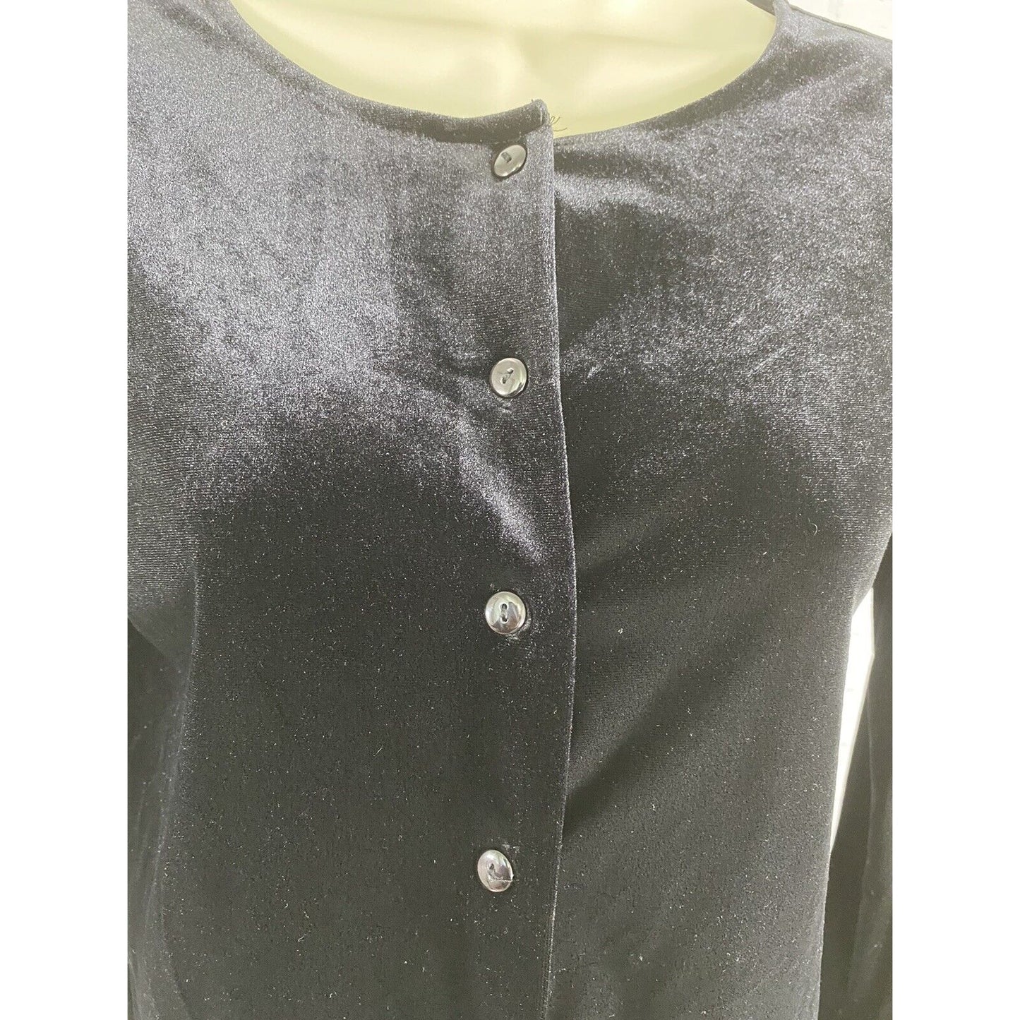Circo Black Kids Flutter Sleeve Button Up Sweater Cardigan L 10/12