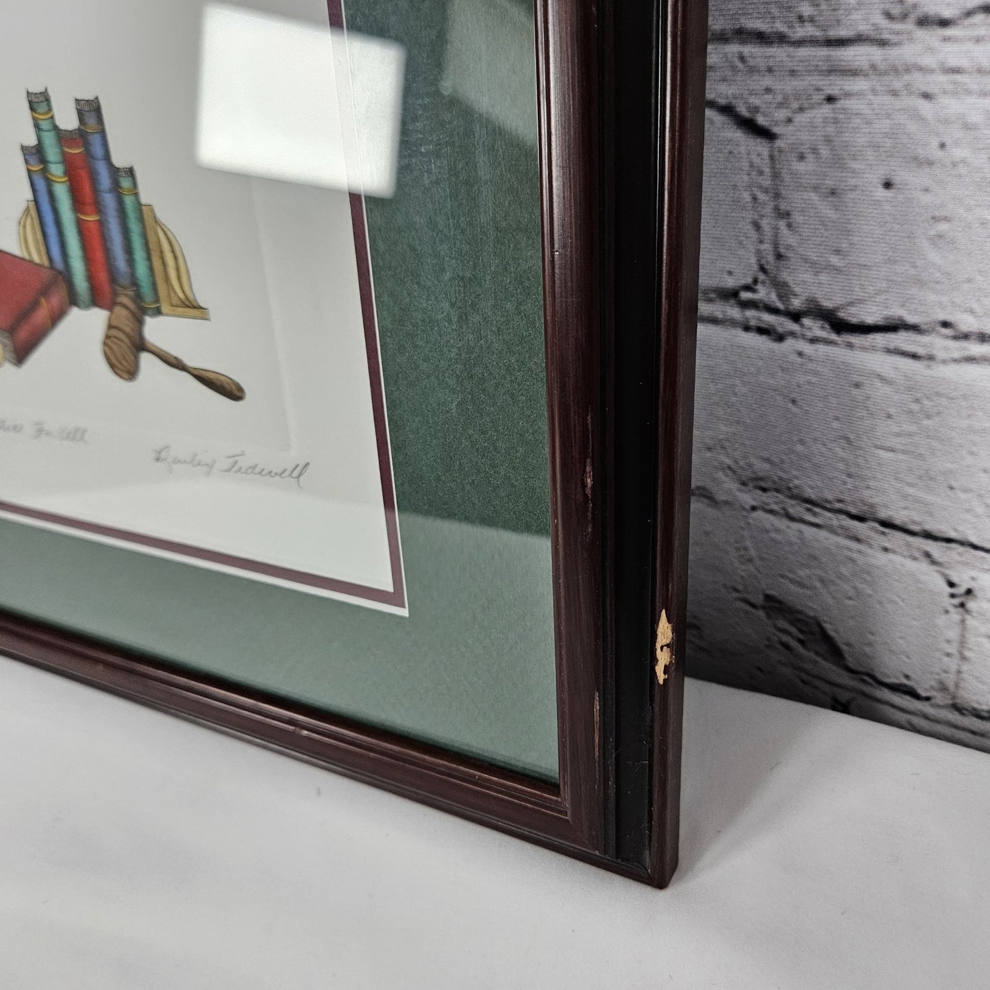 Bailey Tidwell ‘Justice For All’ Signed Limited Edition Realism Art Wood Framed