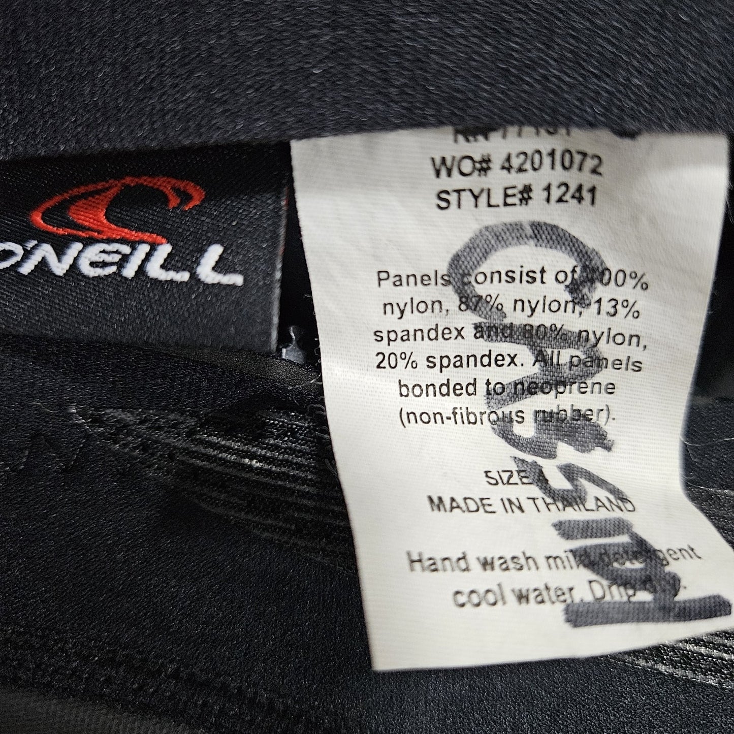 O'Neill Black Blue Hammer 2mm Exo Flex Short Sleeve Shorty Springsuit Wetsuit 4