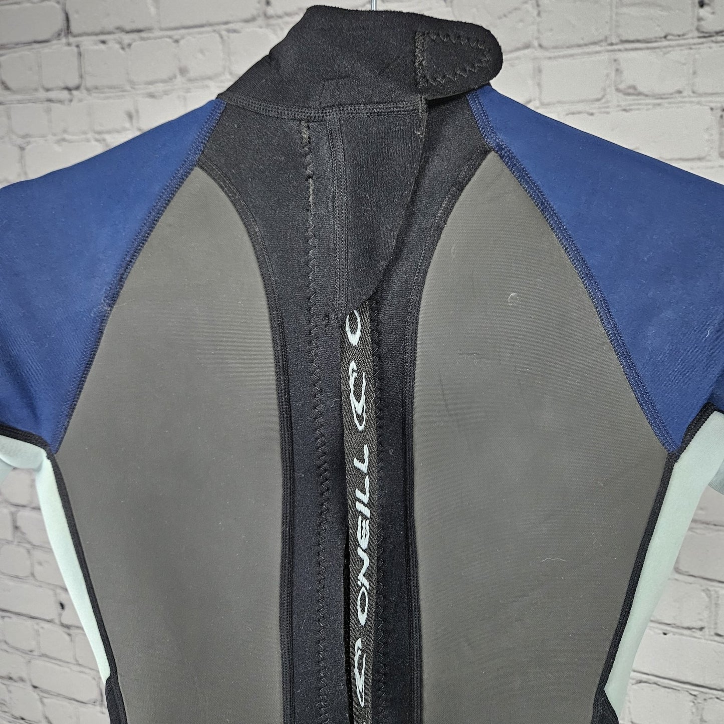 O'Neill Black Blue Hammer 2mm Exo Flex Short Sleeve Shorty Springsuit Wetsuit 4