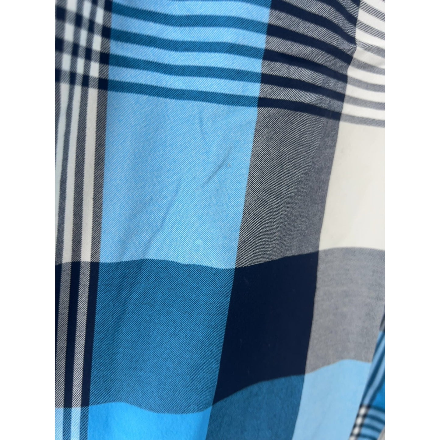 Lululemon Men's Blue Navy Plaid Lined Hybrid Board Walk Shorts 34 (32X10.5)
