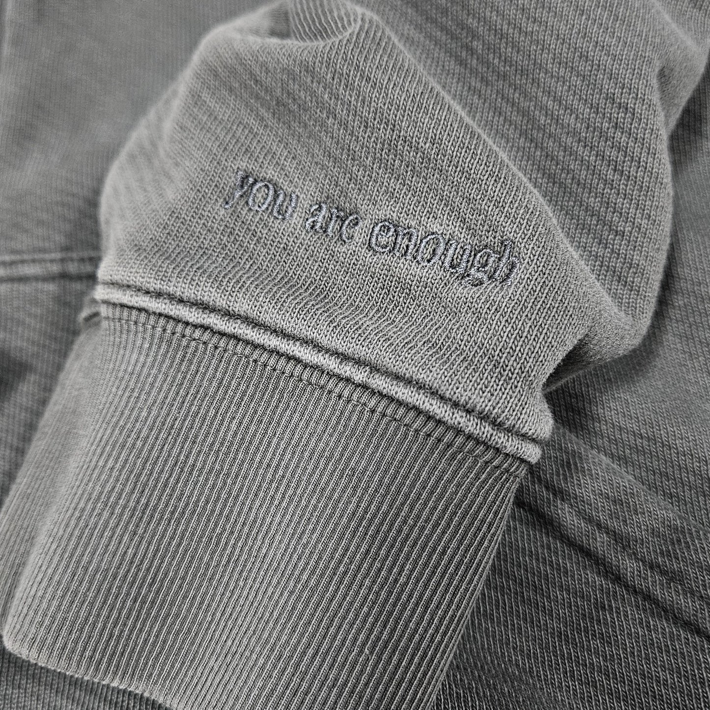 Samii Ryan Grey Super Bowl 59 Heavyweight Cotton Zip Hoodie Jacket 2024 Medium