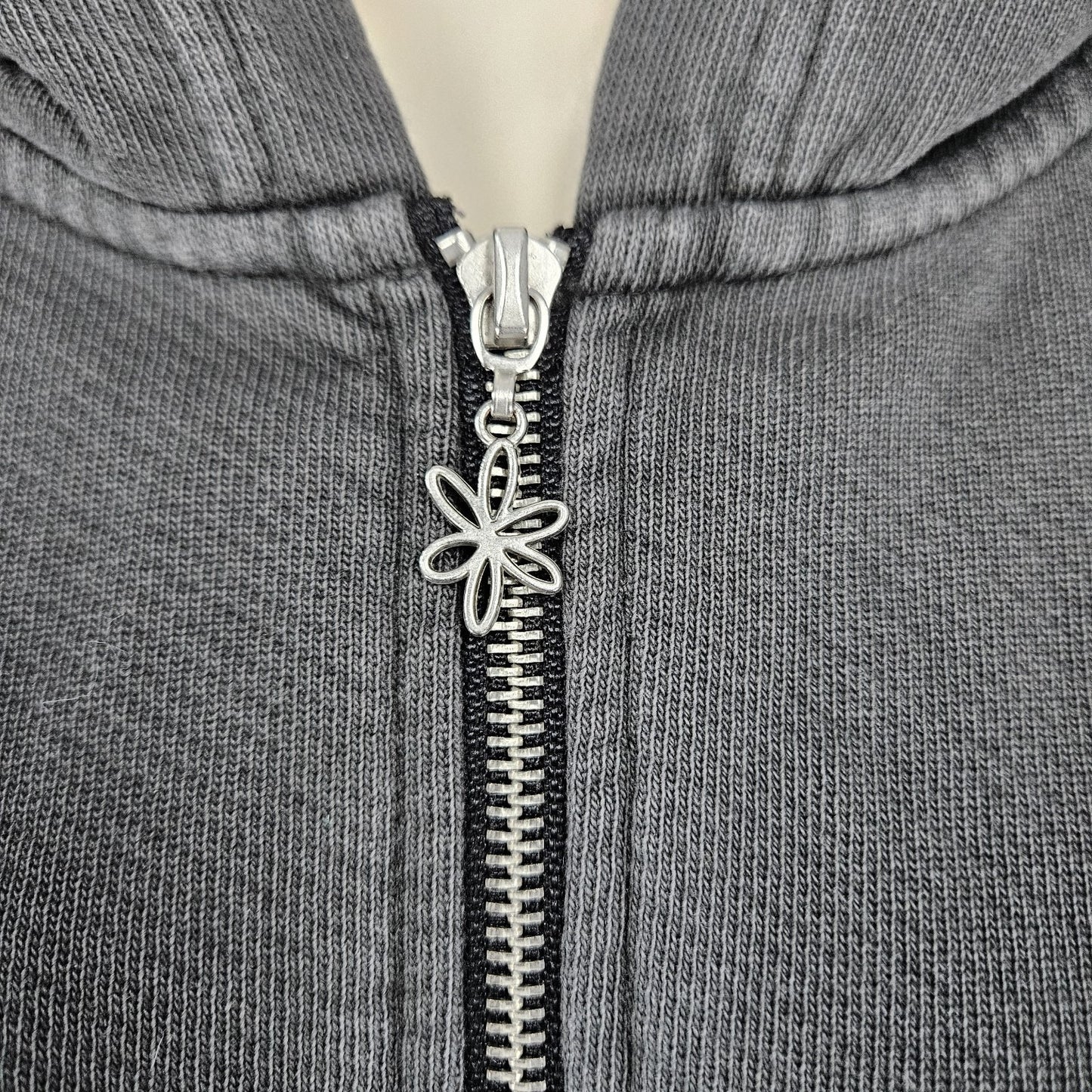 Samii Ryan Grey Super Bowl 59 Heavyweight Cotton Zip Hoodie Jacket 2024 Medium