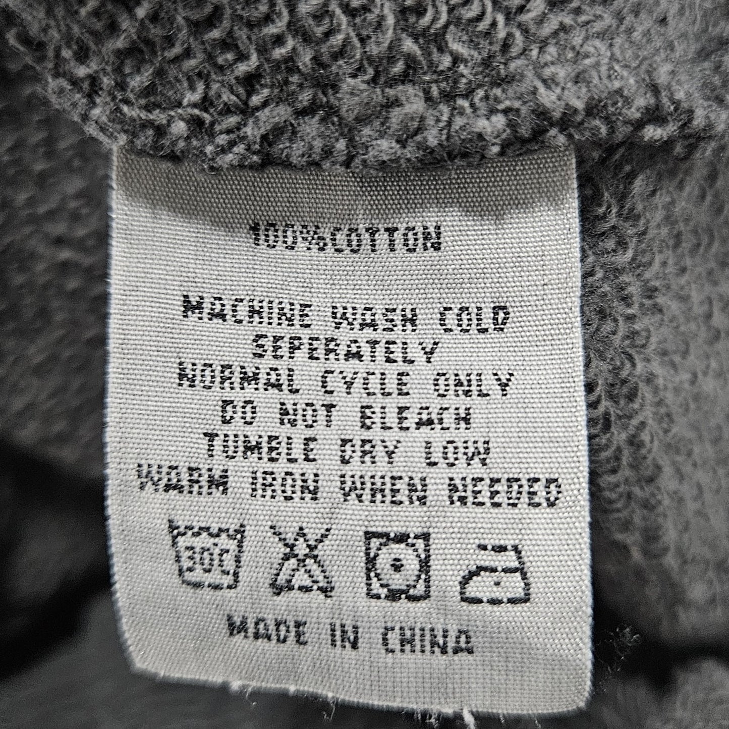 Samii Ryan Grey Super Bowl 59 Heavyweight Cotton Zip Hoodie Jacket 2024 Medium