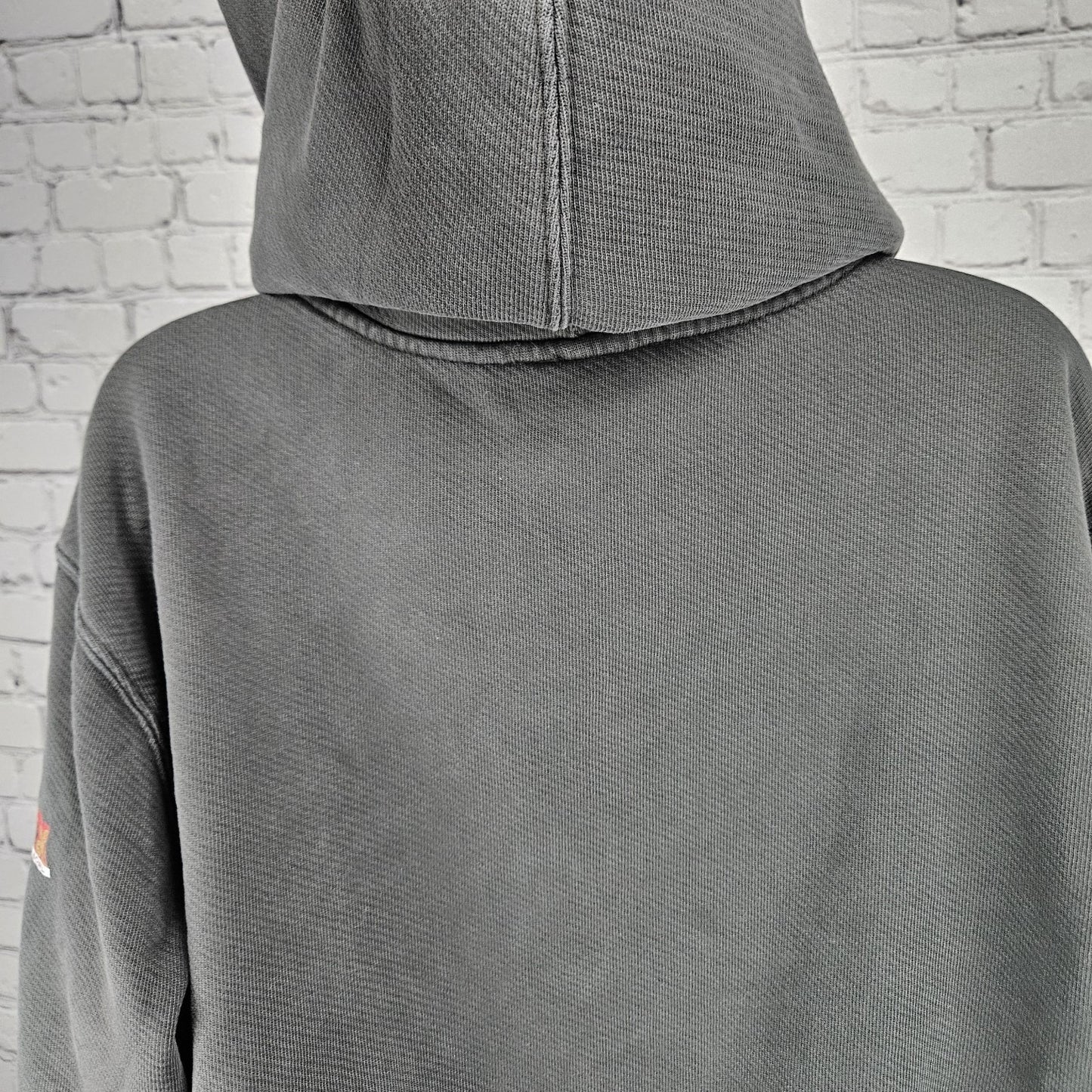 Samii Ryan Grey Super Bowl 59 Heavyweight Cotton Zip Hoodie Jacket 2024 Medium