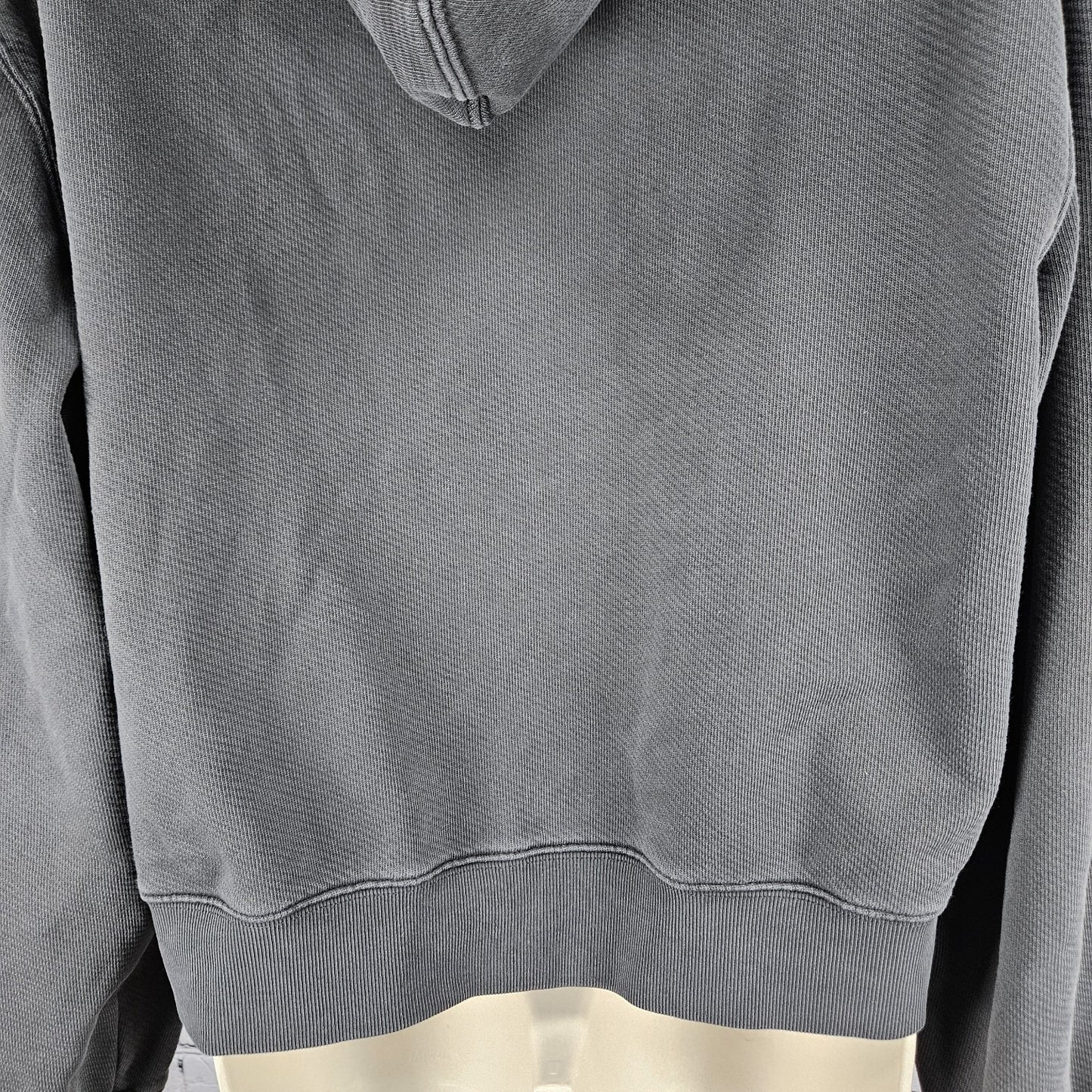 Samii Ryan Grey Super Bowl 59 Heavyweight Cotton Zip Hoodie Jacket 2024 Medium