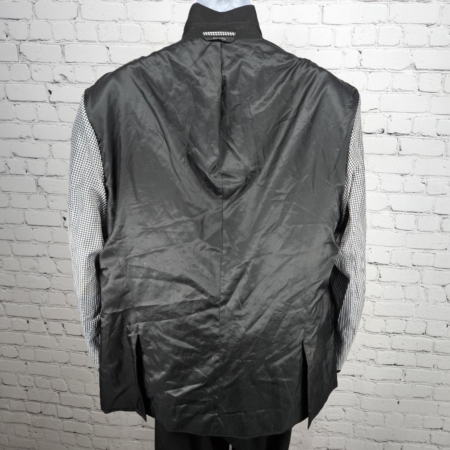 Beverly Hills Polo Club Black 2 Button Peak Full Suit 2 Piece Set 50R (42x30)