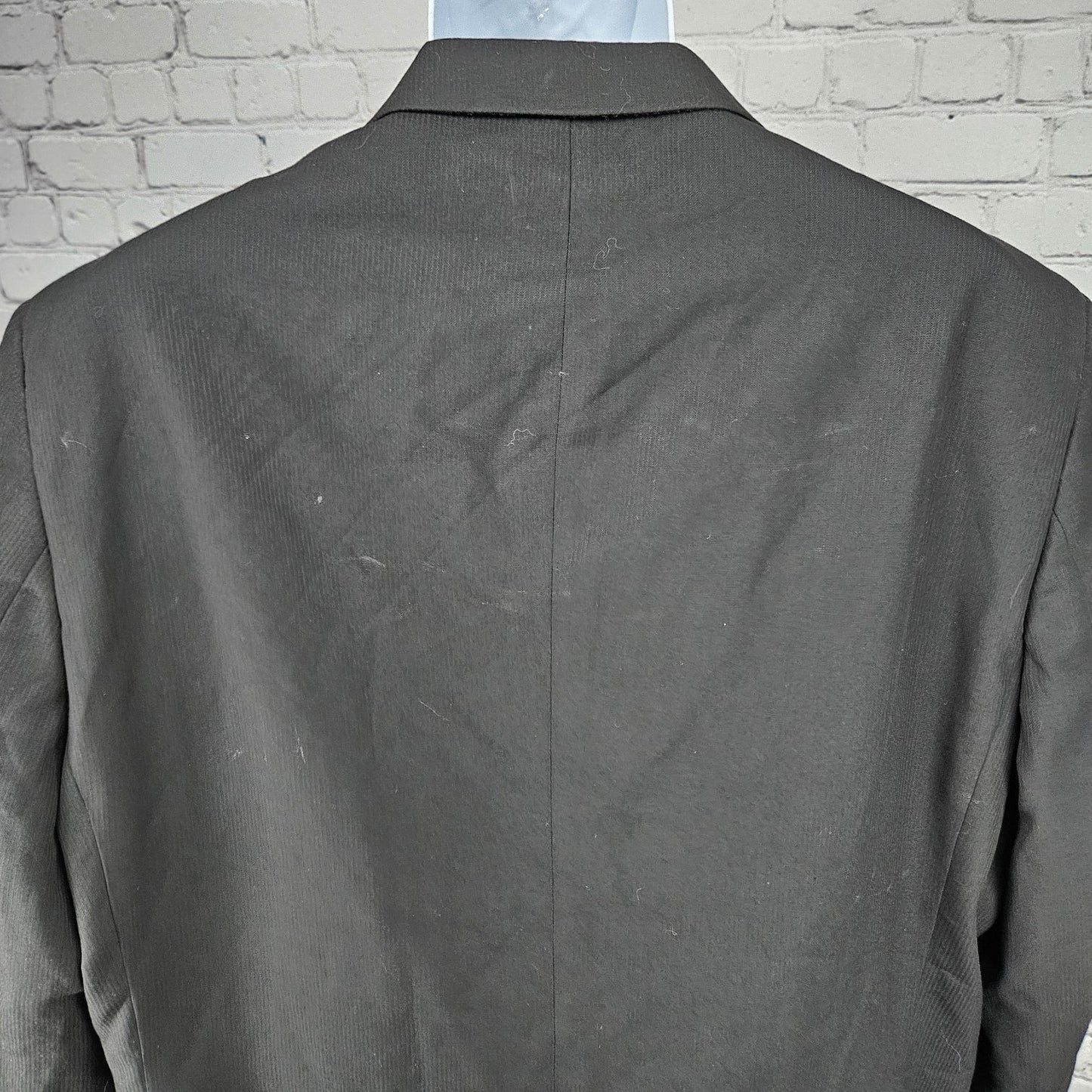 Beverly Hills Polo Club Black 2 Button Peak Full Suit 2 Piece Set 50R (42x30)