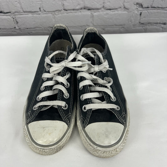 VTG Converse All Stars Black Low-Top Canvas Sneakers Shoes Women’s 8