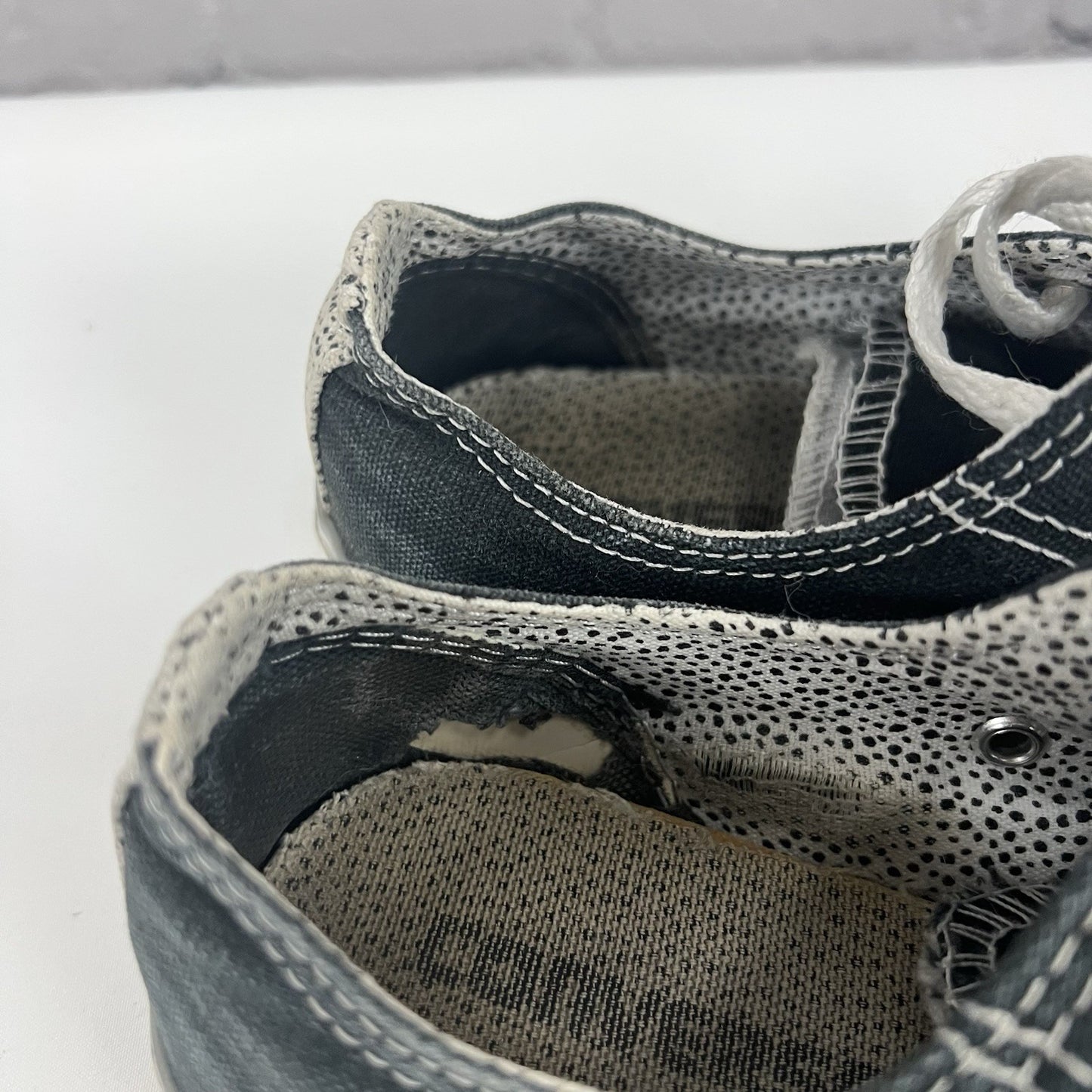 VTG Converse All Stars Black Low-Top Canvas Sneakers Shoes Women’s 8