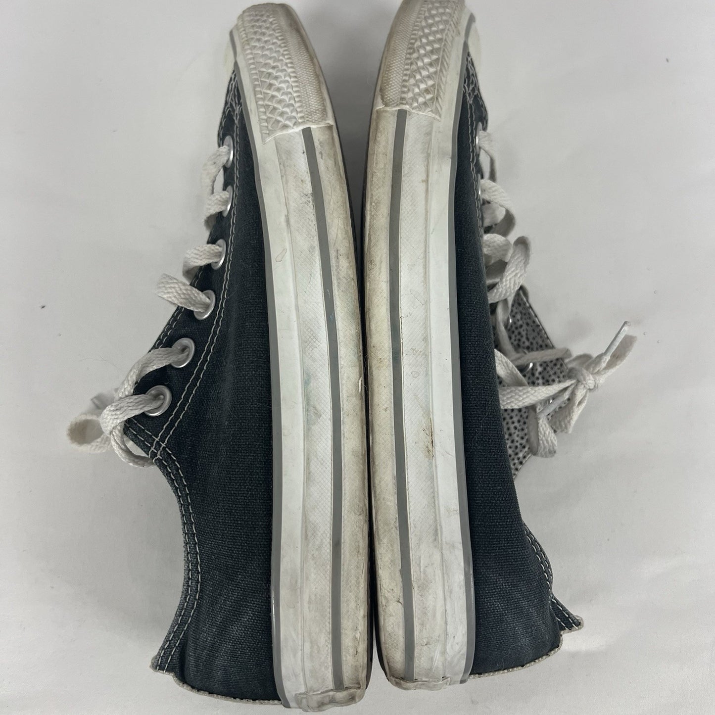 VTG Converse All Stars Black Low-Top Canvas Sneakers Shoes Women’s 8