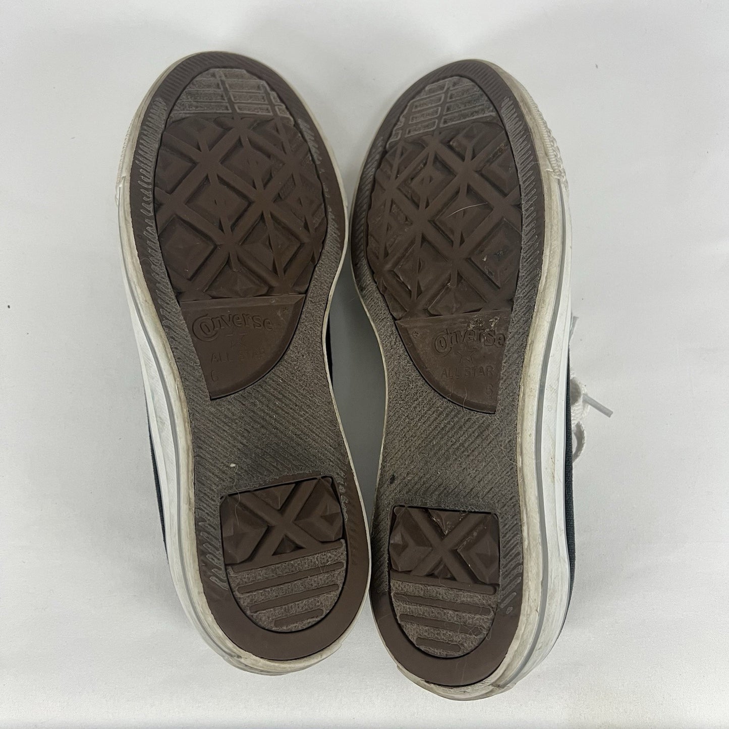 VTG Converse All Stars Black Low-Top Canvas Sneakers Shoes Women’s 8