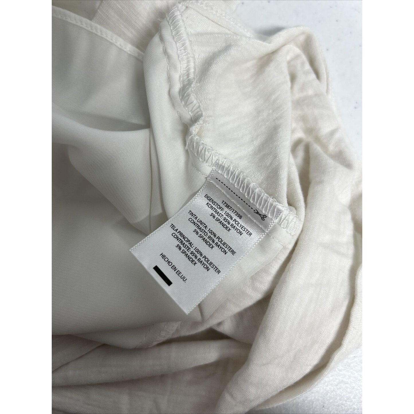 Dolan Anthropologie Left Coast Collection White Sleeveless Satin Front Blouse XS