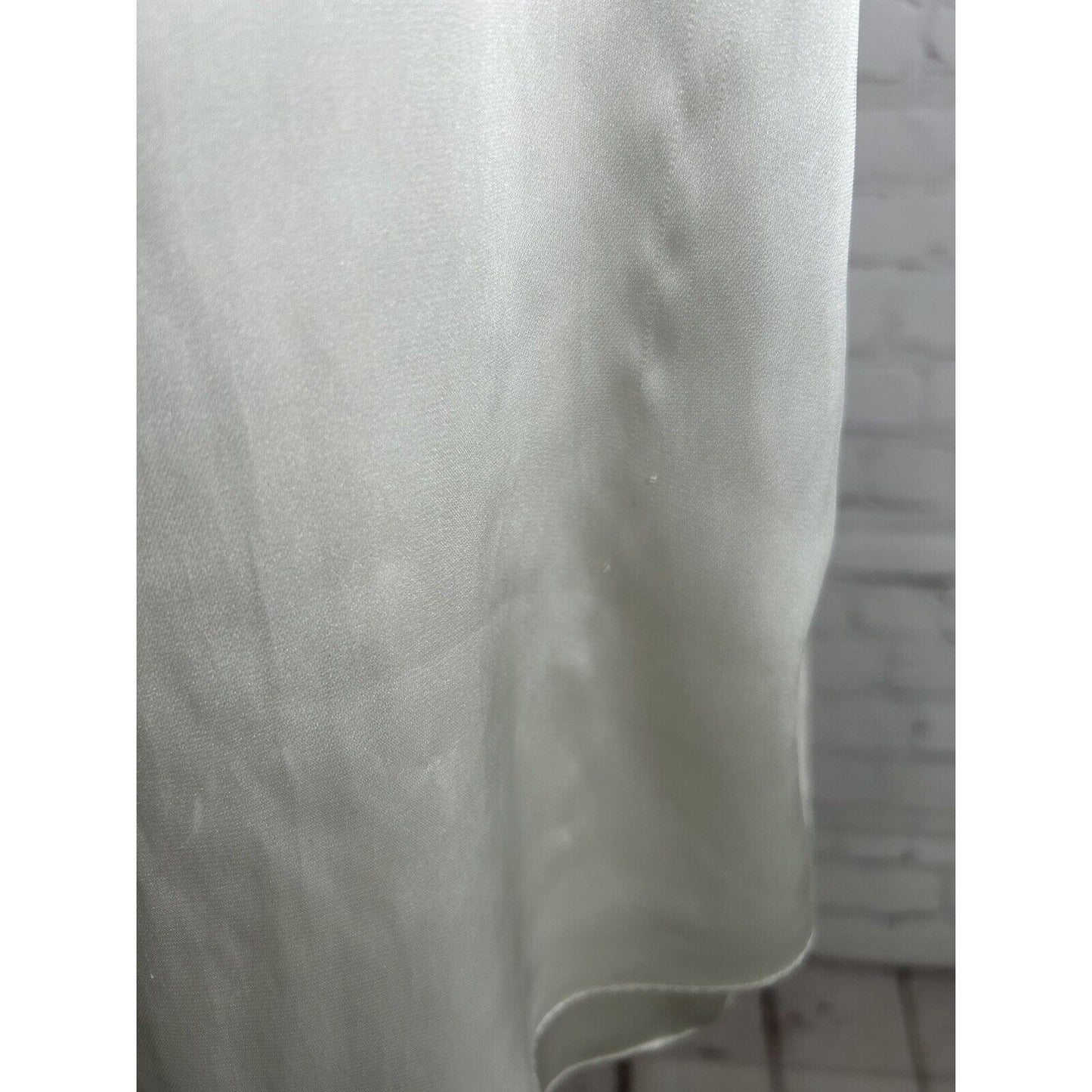 Dolan Anthropologie Left Coast Collection White Sleeveless Satin Front Blouse XS