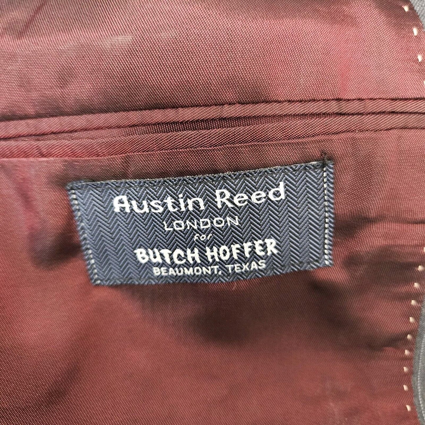 NWT Austin Reed Blazer Grey Pin Striped Super 100s 2 Button Single Breast 39 R