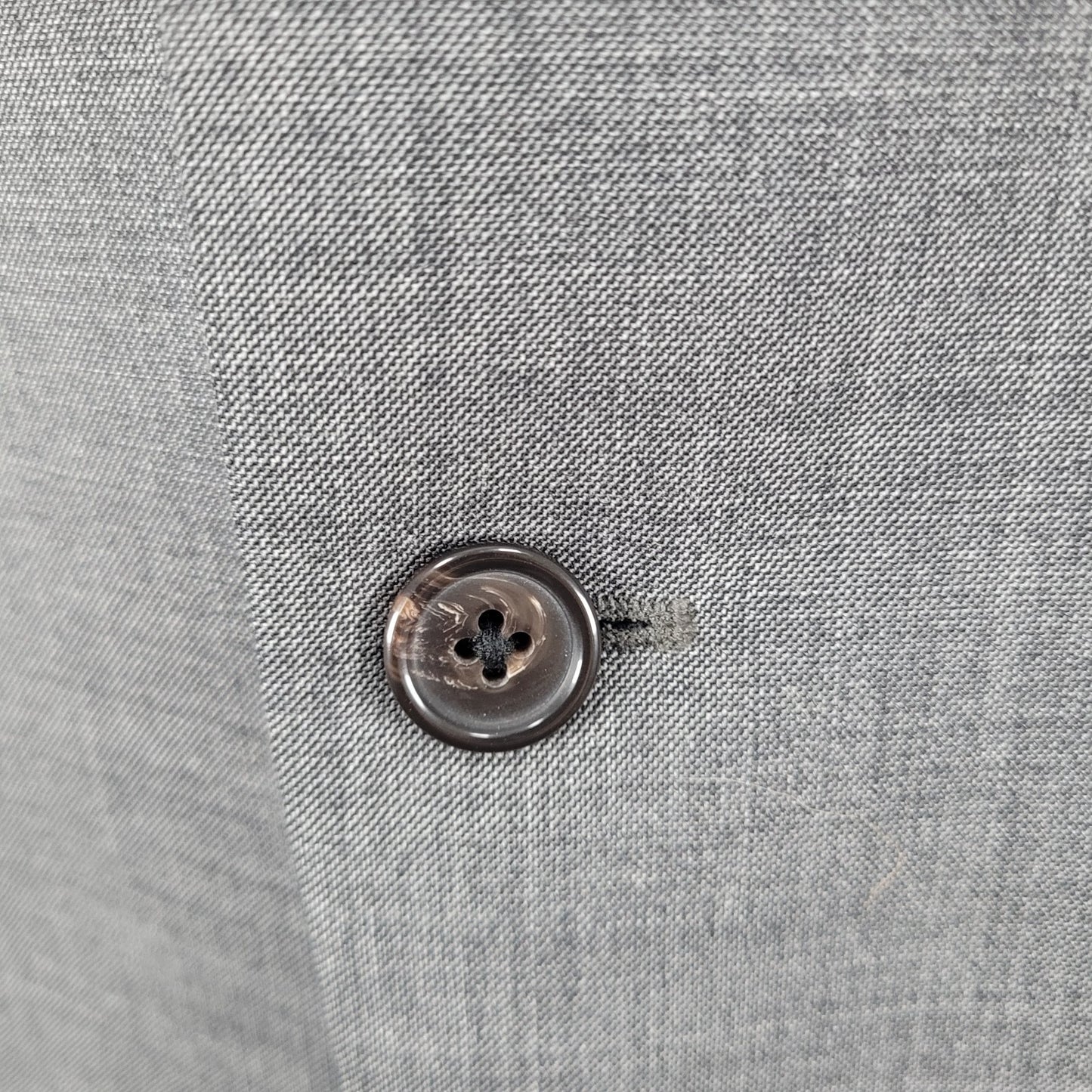 Lauren Ralph Lauren Grey 100% Wool Stretch 2 Button Blazer Sport Coat Size 40L