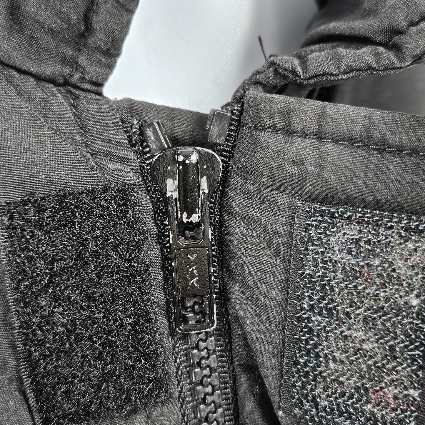 VTG J.J. Cochran Black Duck Down Feather Pocket Long Coat Parka Large 42-44