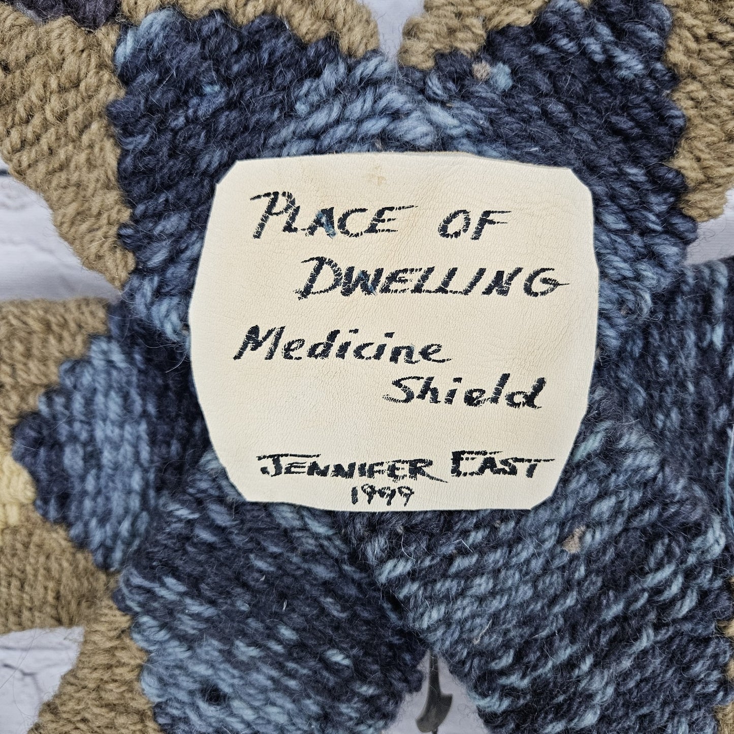 Place Of Dwelling Medicine Shield Jennifer East Handcrafted Wall Art Woven Wheel