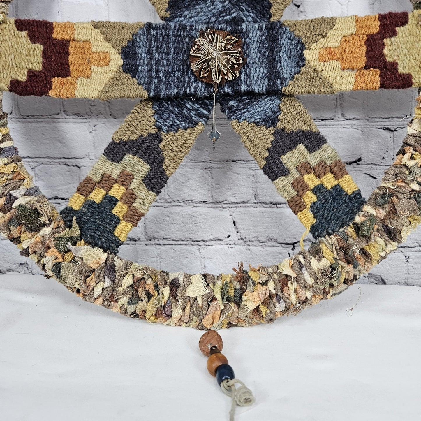 Place Of Dwelling Medicine Shield Jennifer East Handcrafted Wall Art Woven Wheel