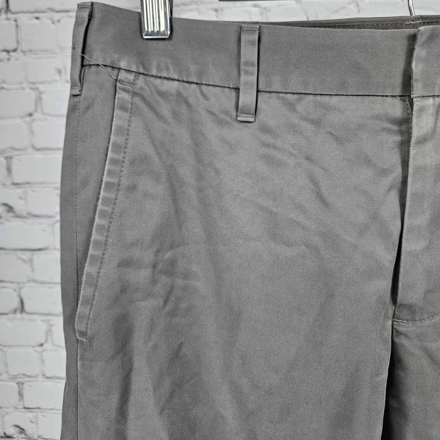 Bonobos Grey Thursday Slim Fit 100% Cotton Flat Front Straight Chino Pants 30x29