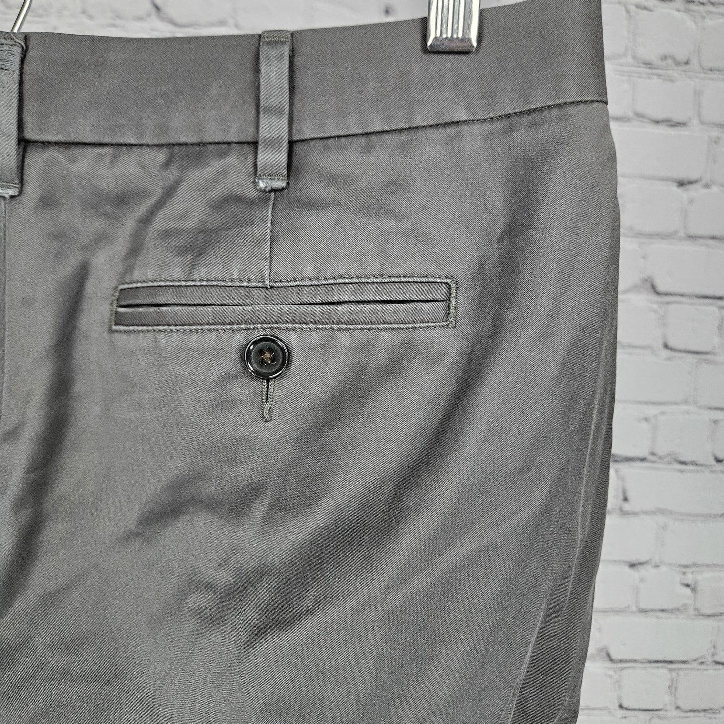 Bonobos Grey Thursday Slim Fit 100% Cotton Flat Front Straight Chino Pants 30x29