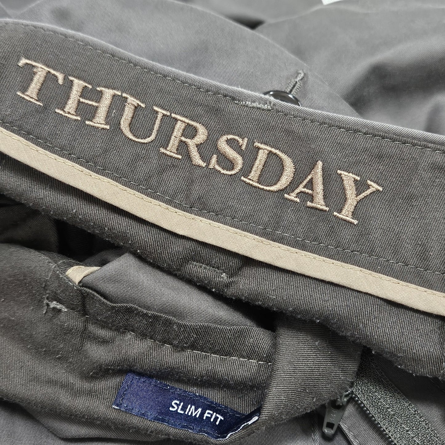 Bonobos Grey Thursday Slim Fit 100% Cotton Flat Front Straight Chino Pants 30x29