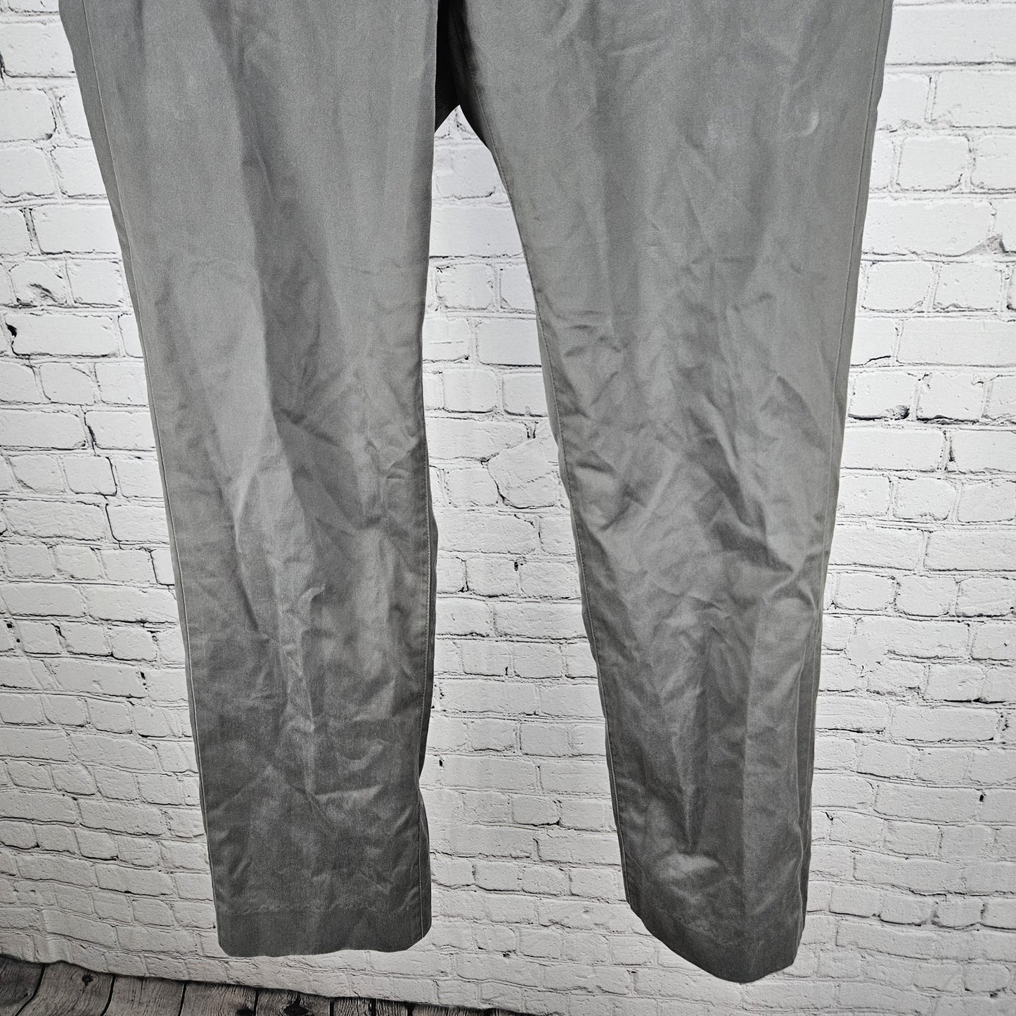 Bonobos Grey Thursday Slim Fit 100% Cotton Flat Front Straight Chino Pants 30x29