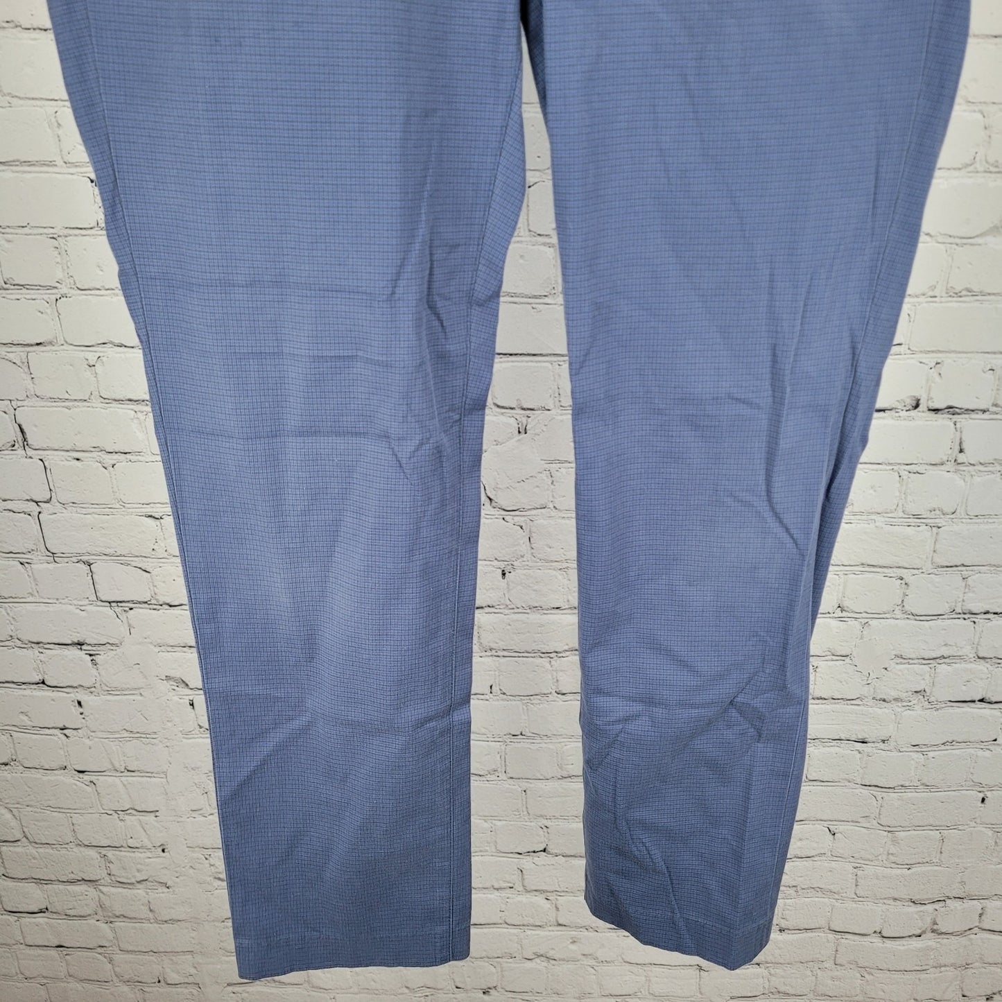Bonobos Blue Monday Tailored Check Lightweight Stretch Chino Pants 31 (31x28.5)