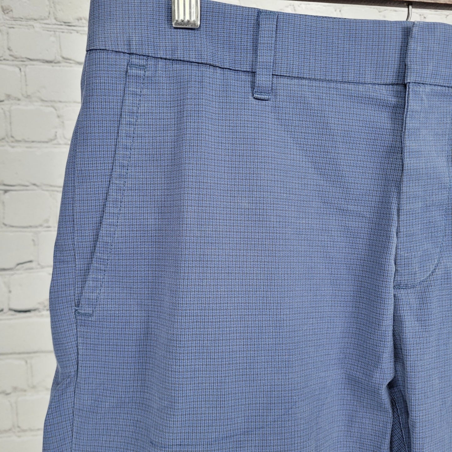 Bonobos Blue Monday Tailored Check Lightweight Stretch Chino Pants 31 (31x28.5)