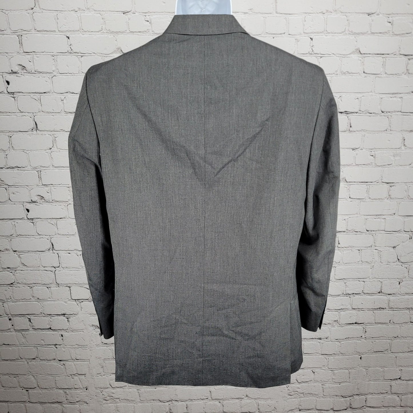 Kenneth Cole Reaction Grey 2 Button Double Vented Blazer Sport Coat 40R